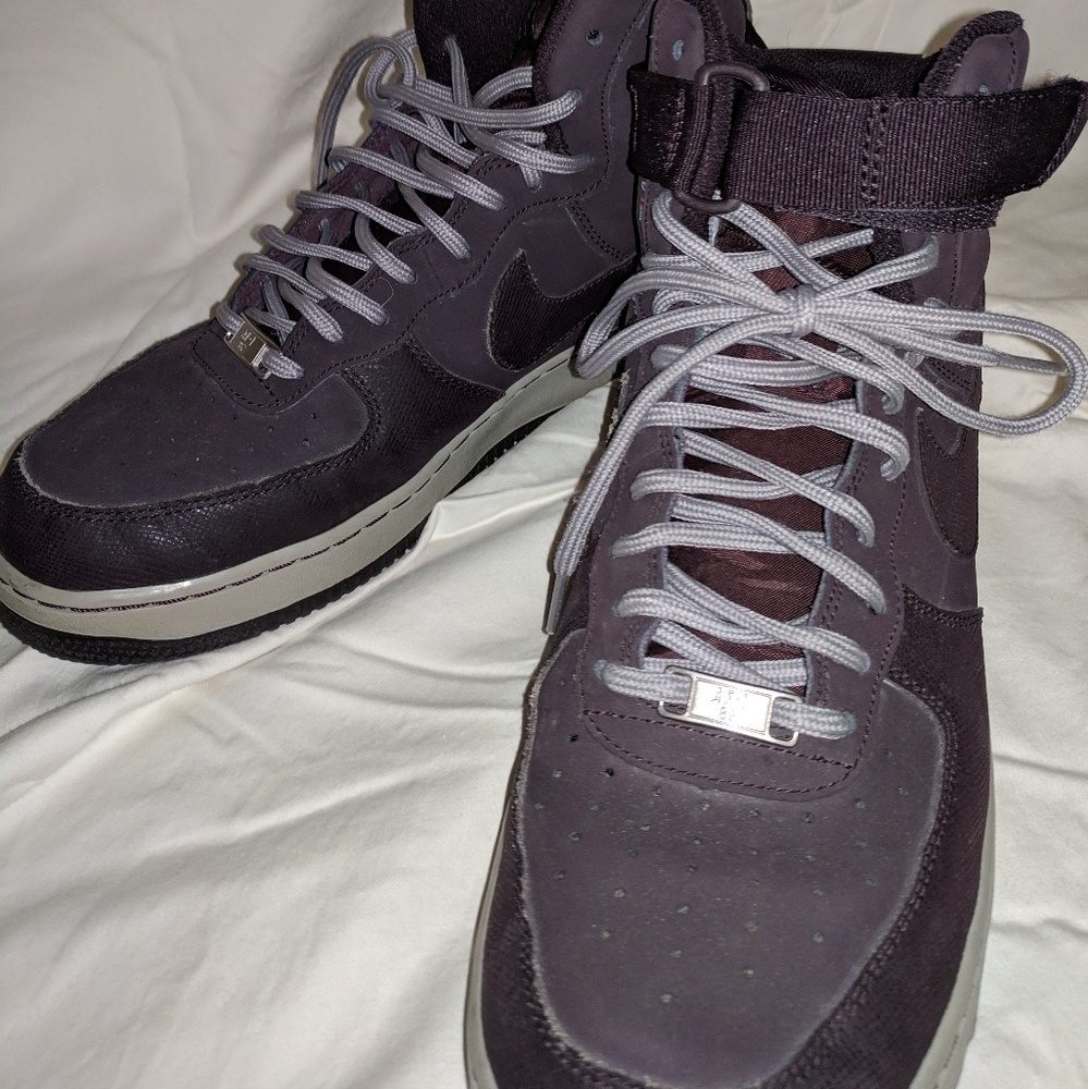 2012 Plum Nike AF1's High 🔥